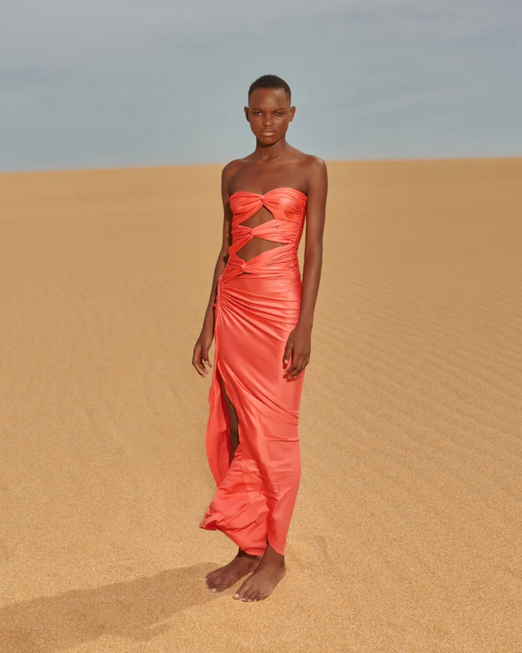 Vera Dress M / Coral