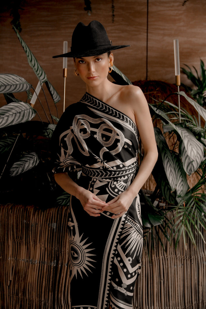 Plissé | Sari Nazar, Black / Dress - Skirt