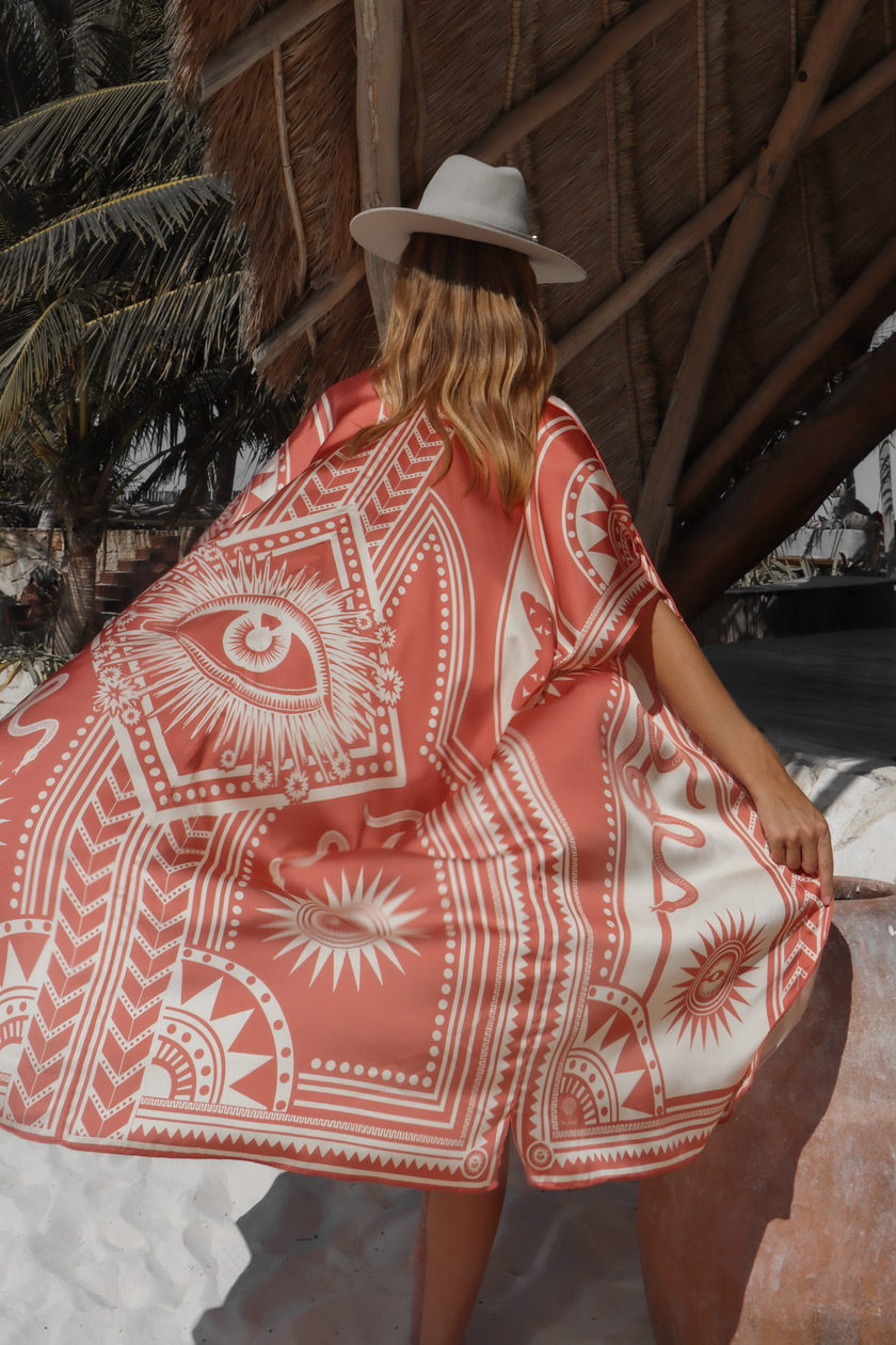 Plissé | Nazar Kimono, Saffron