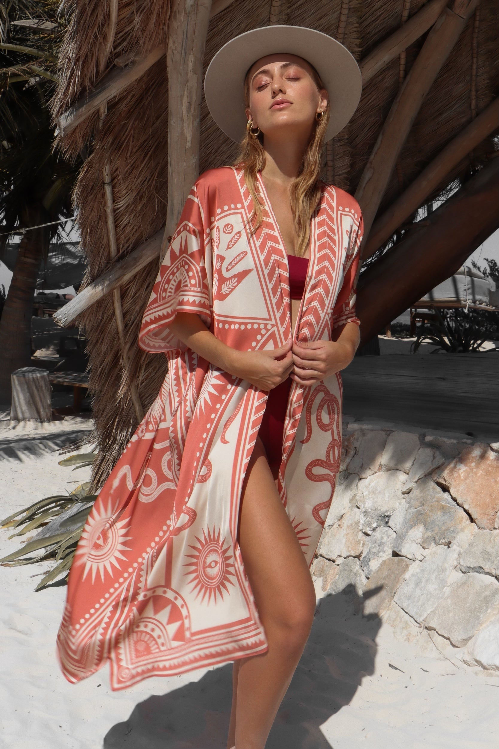 Plissé | Nazar Kimono, Saffron