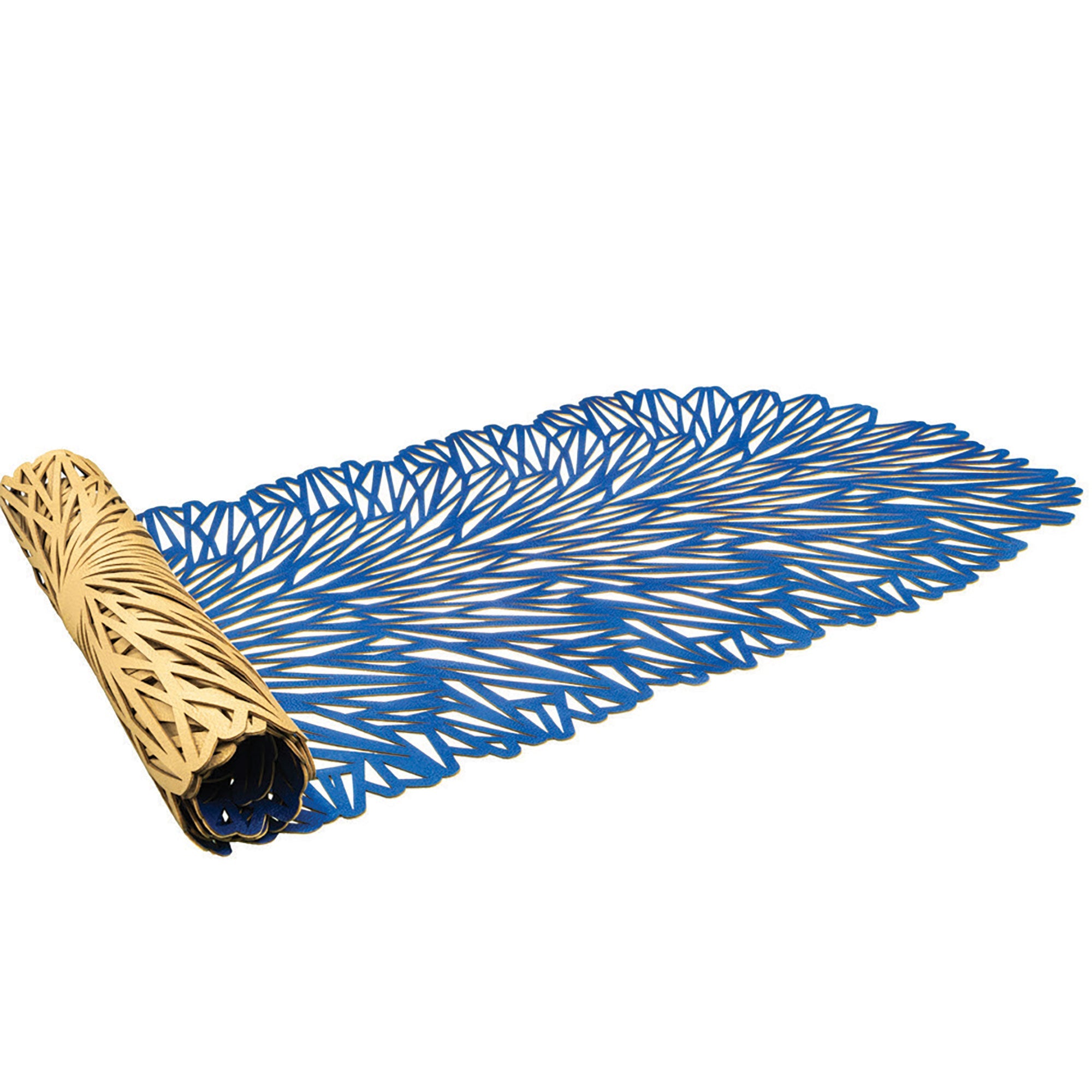 Mijal Gleiser |  Cobalt Blue-Gold Table Runner