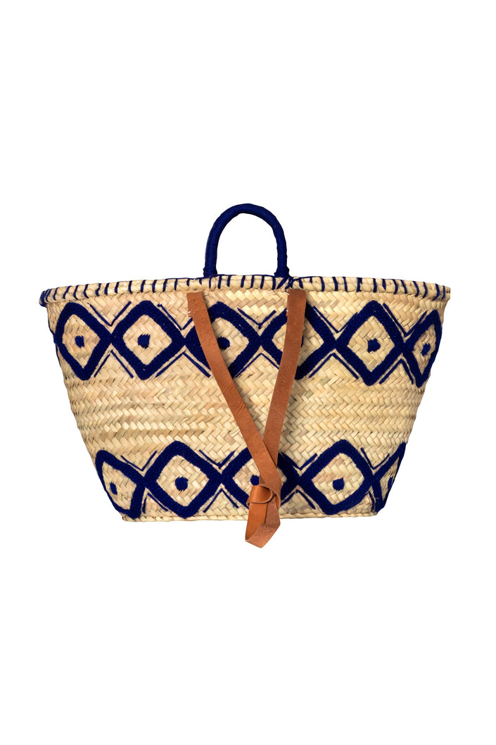 Caroll Straw Basket Handbag
