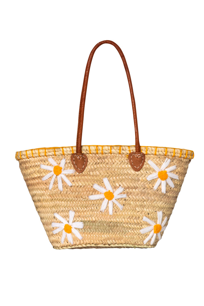 Caroll Straw Basket Handbag