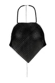 Antibes Caroll Pearl Top (Black) 