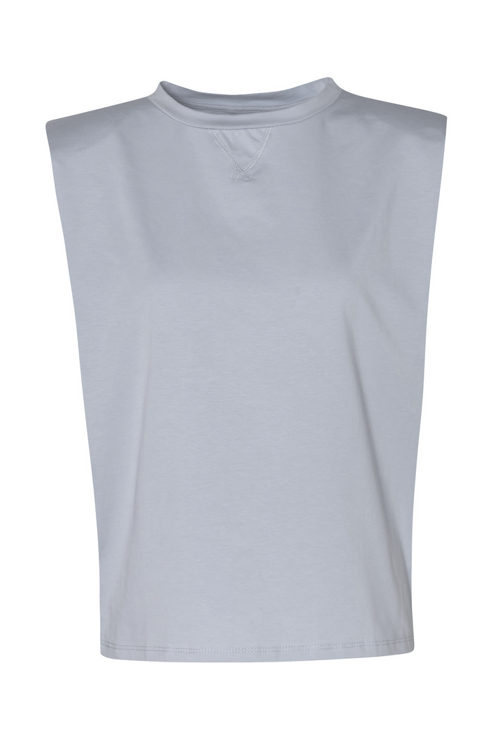 Caroll | White Sleeveless T-Shirt