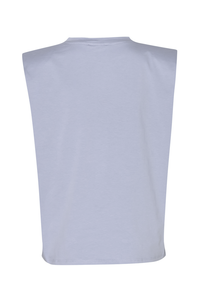 Caroll | White Sleeveless T-Shirt