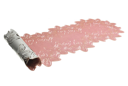 Mijal Gleiser | Rosewood-White Table Runner