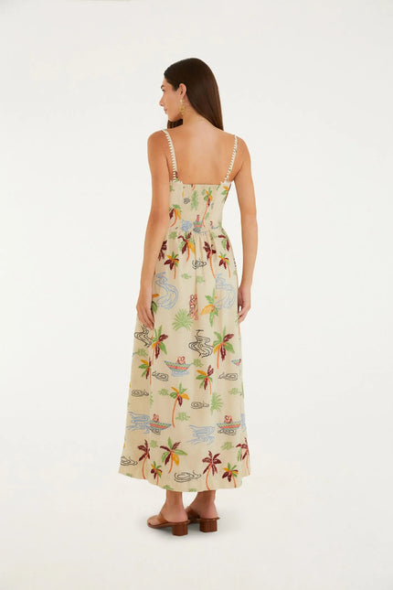 <strong>FARM RIO</strong><br> Bem Querer Embroidered Dress