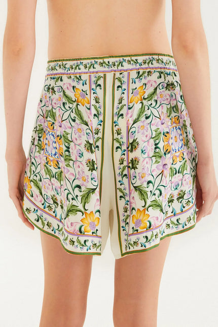Farm Rio | Tile Print Shorts