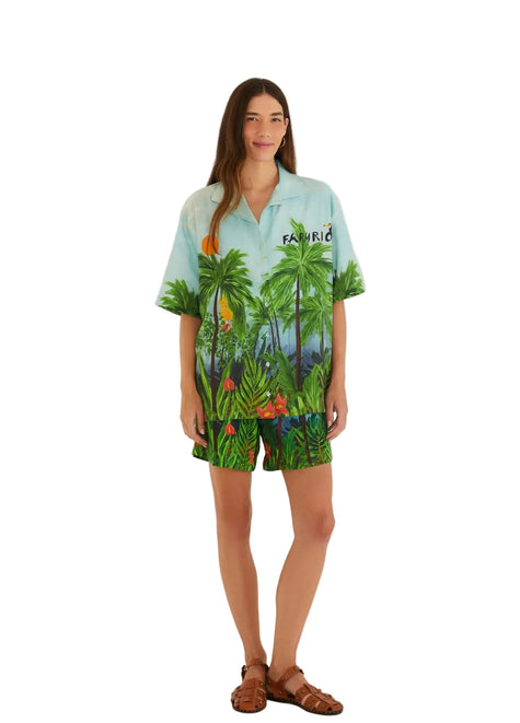 <STRONG>FARM RIO</STRONG><BR> Tropical Printed Shirt