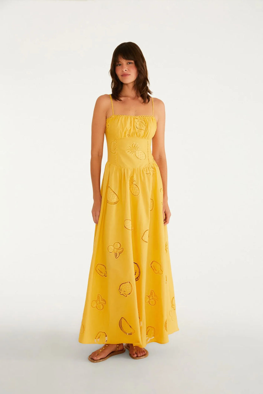 Farm Rio | Long Lace Bouquet Dress