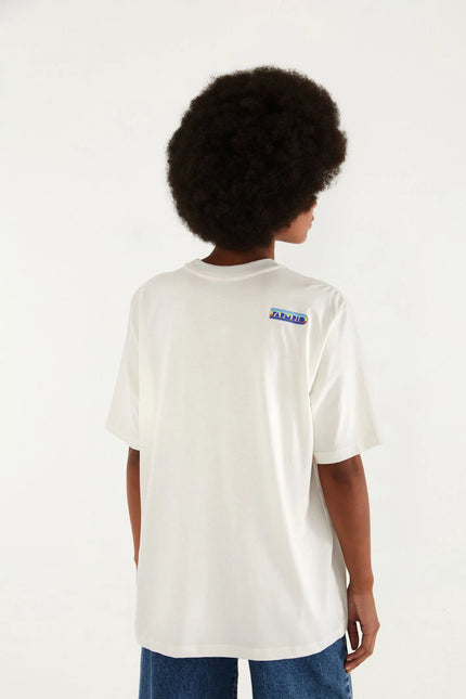Farm Rio | Ipanema T-shirt mix patches off White
