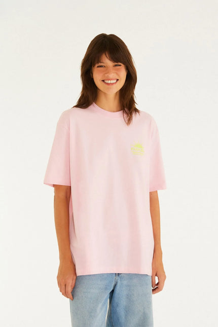 Farm Rio | Ipanema Silk Summer Pink T-shirt