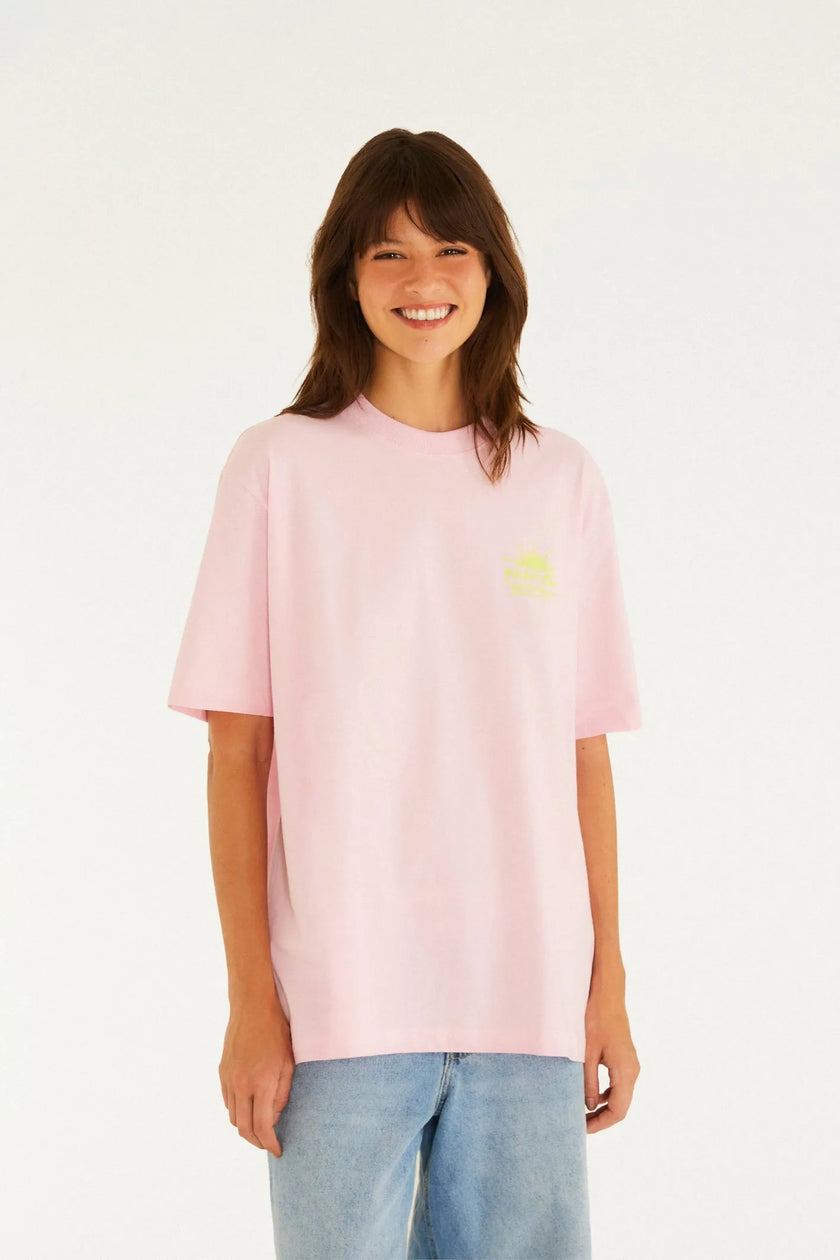 Farm Rio | Ipanema Silk Summer Pink T-shirt