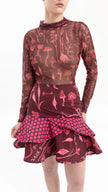<strong>CIRCÉ</STRONG><BR>Helios Pink Mini Skirt
