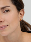 4 Stone Studs Small Mini Earrings