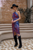 Plissé | Sari Nazar, Wine / Dress - Skirt