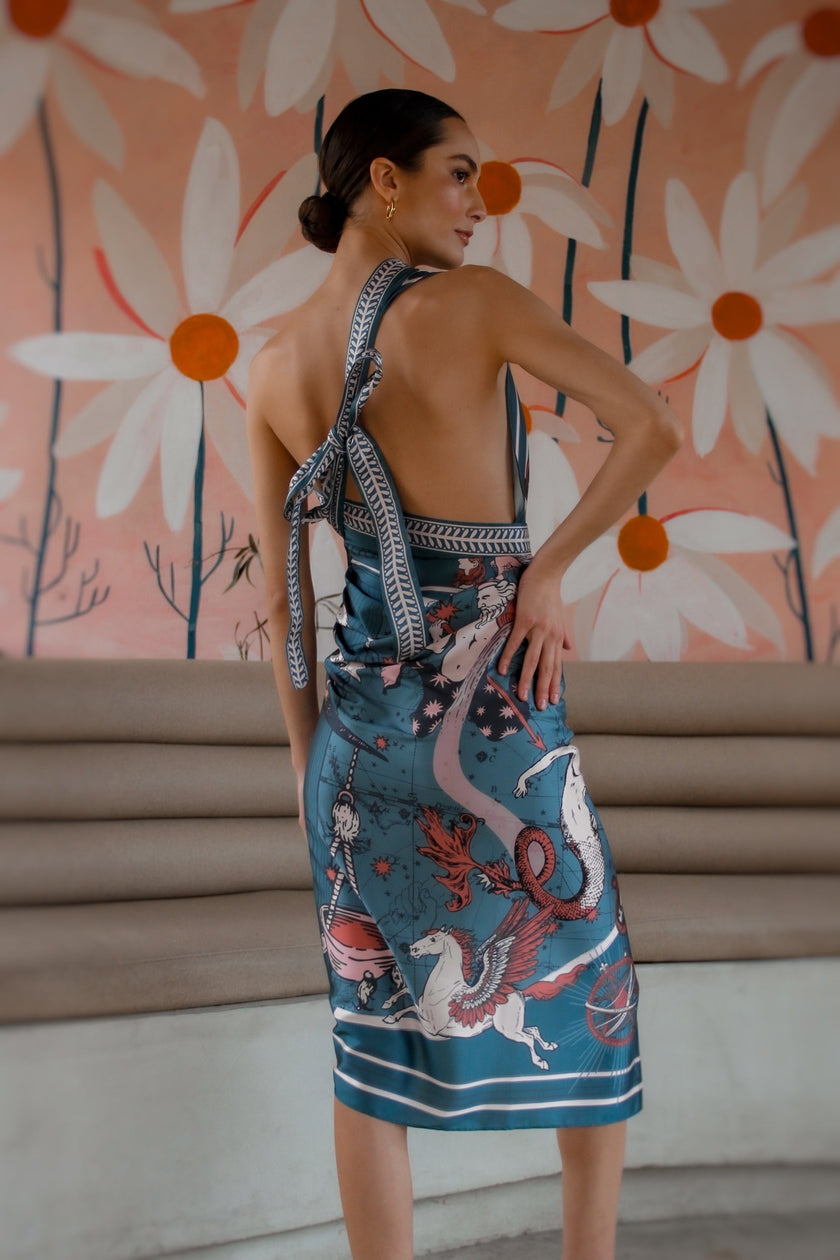 Plissé | Zodiacus Sari, AIR / Dress - Skirt