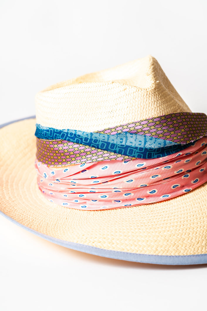 Handwoven Hat with Natural Fibers