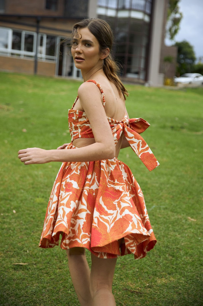 Alexis Abstract Print Dress