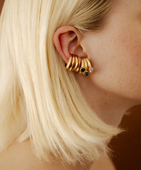 Aysha Bilgrami | Anya Ring Ear Cuff in Gold