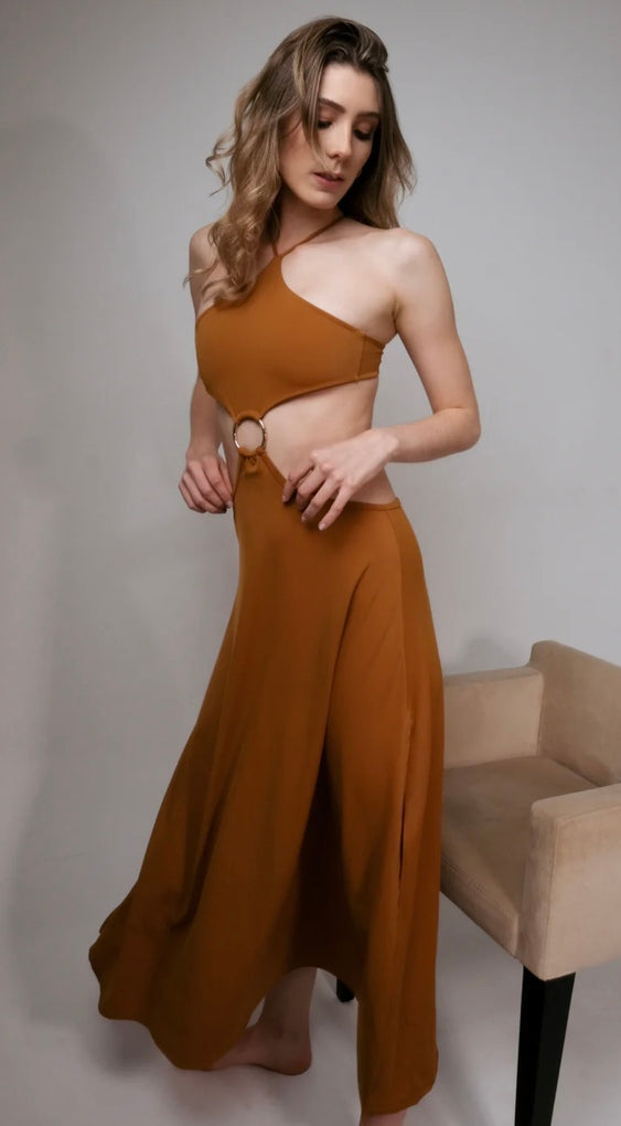 Bunda Double Camel Dress