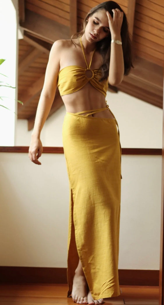 Bunda Double Yellow Dress