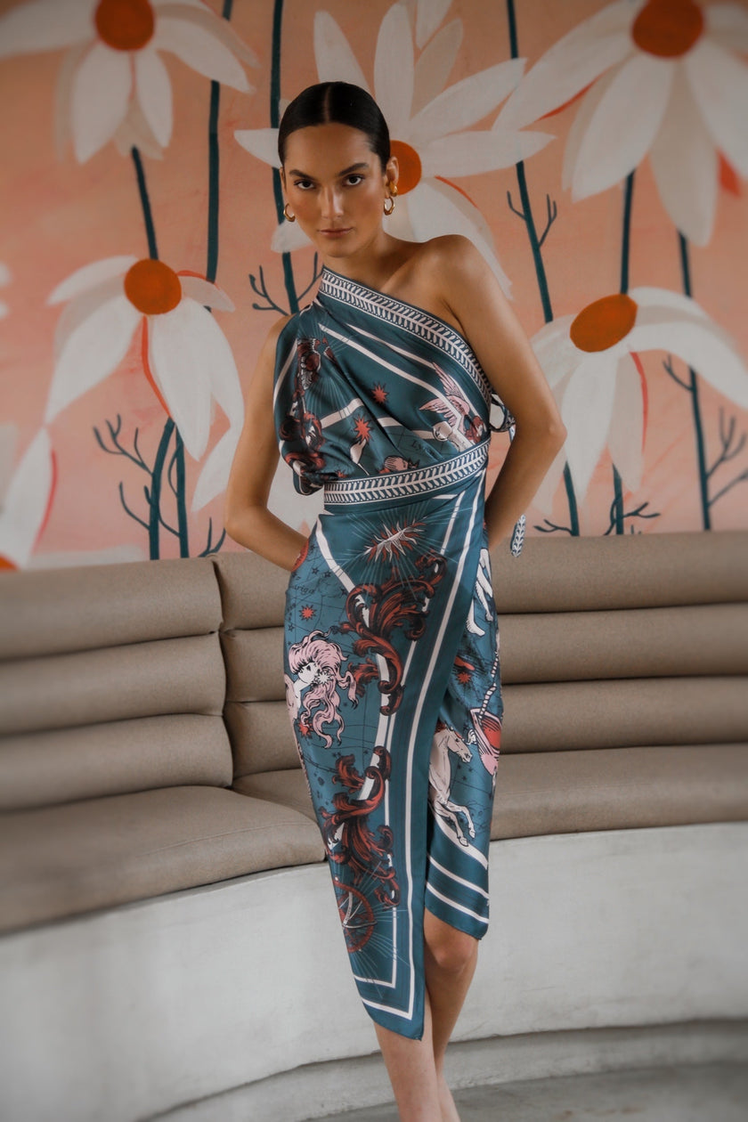 Plissé | Zodiacus Sari, AIR / Dress - Skirt