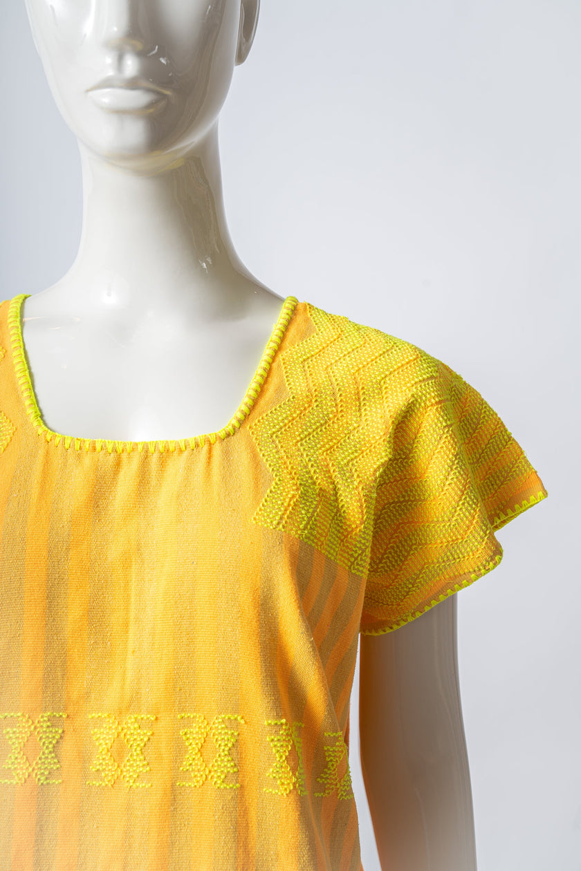 Vestido Oaxaca Amarillo