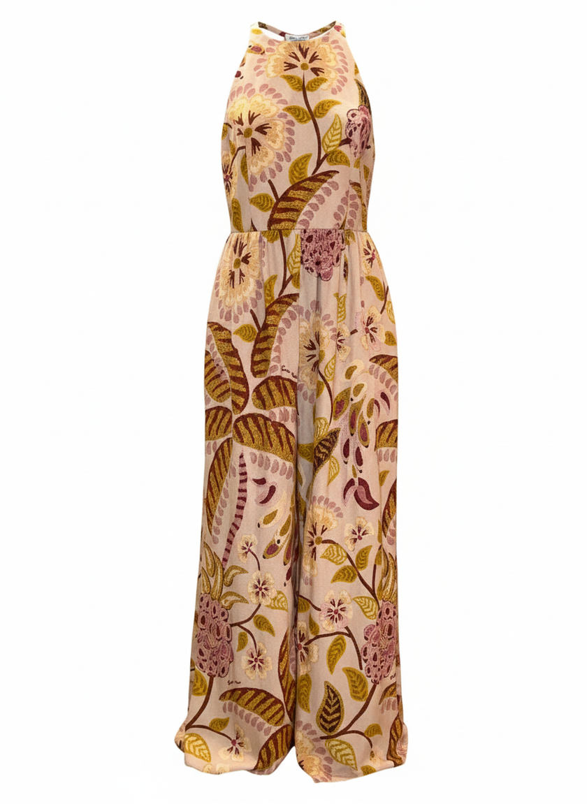 Farm Rio | Long Dress with Tropical Print