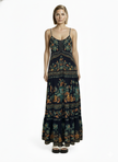 Farm Rio | Long Dress in Tropical Cotton Print