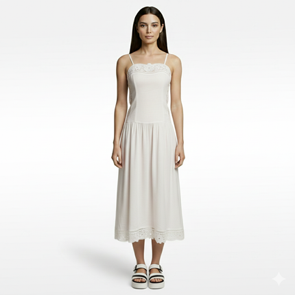 Farm Rio | Cotton Dress With Shrink Details