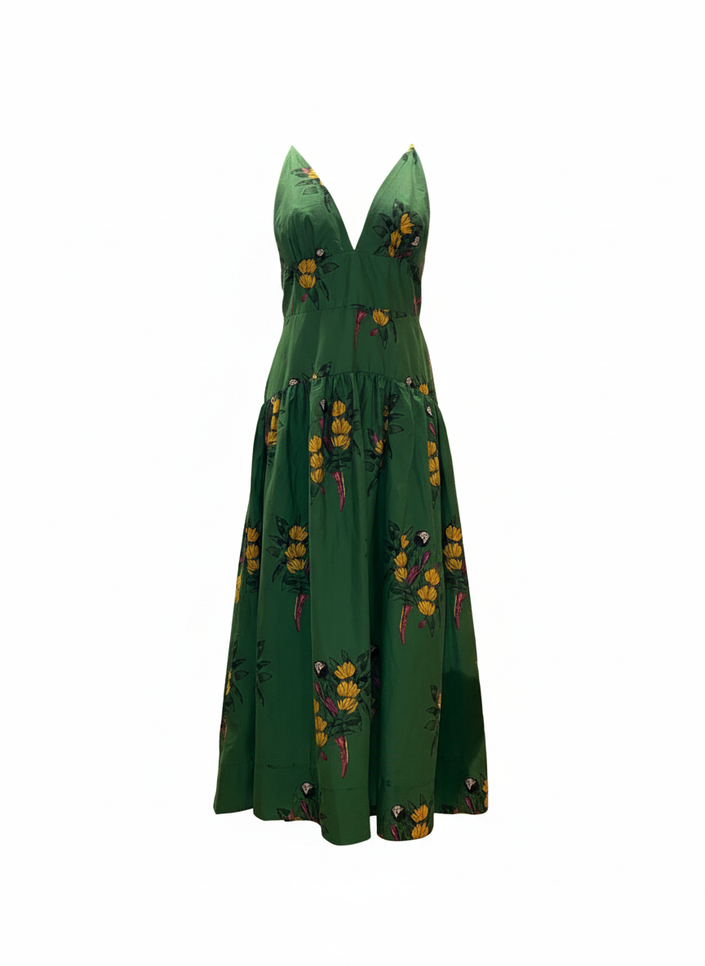 Farm Río | Cotton Cocktail Dress with Prints