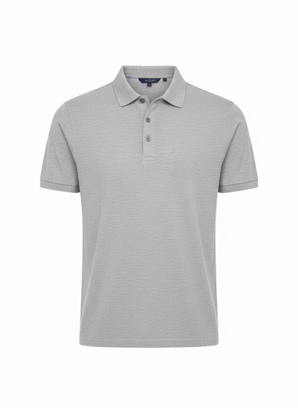 <strong>JUAN SILVESTRE</strong><br>Light Grey Gorgona Polo Shirt