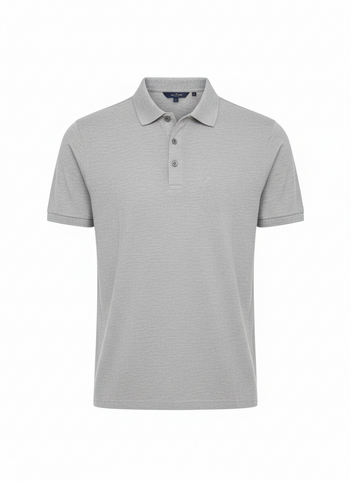 <strong>JUAN SILVESTRE</strong><br>Light Grey Gorgona Polo Shirt