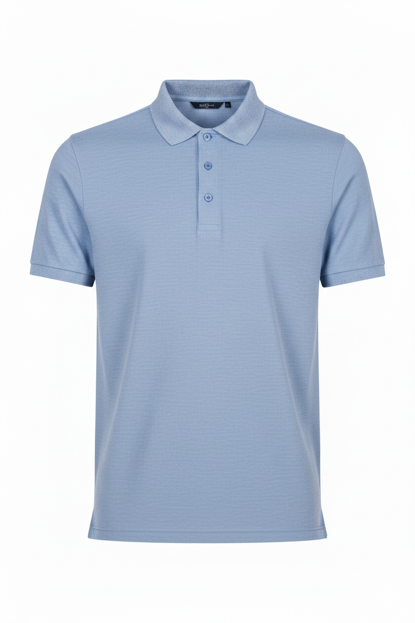 <strong>JUAN SILVESTRE</strong><br> Gorgona Baby Blue Polo Shirt