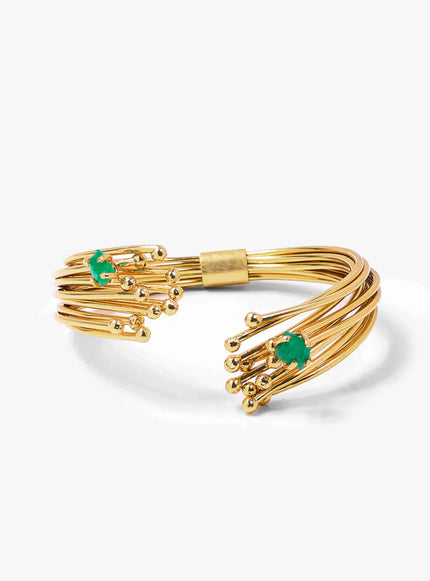 Geo Emerald Bracelet