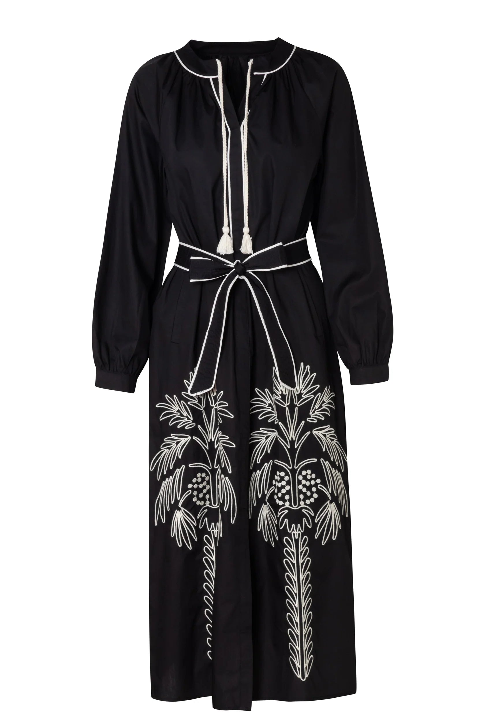 Long Sleeve Dress with Belt
