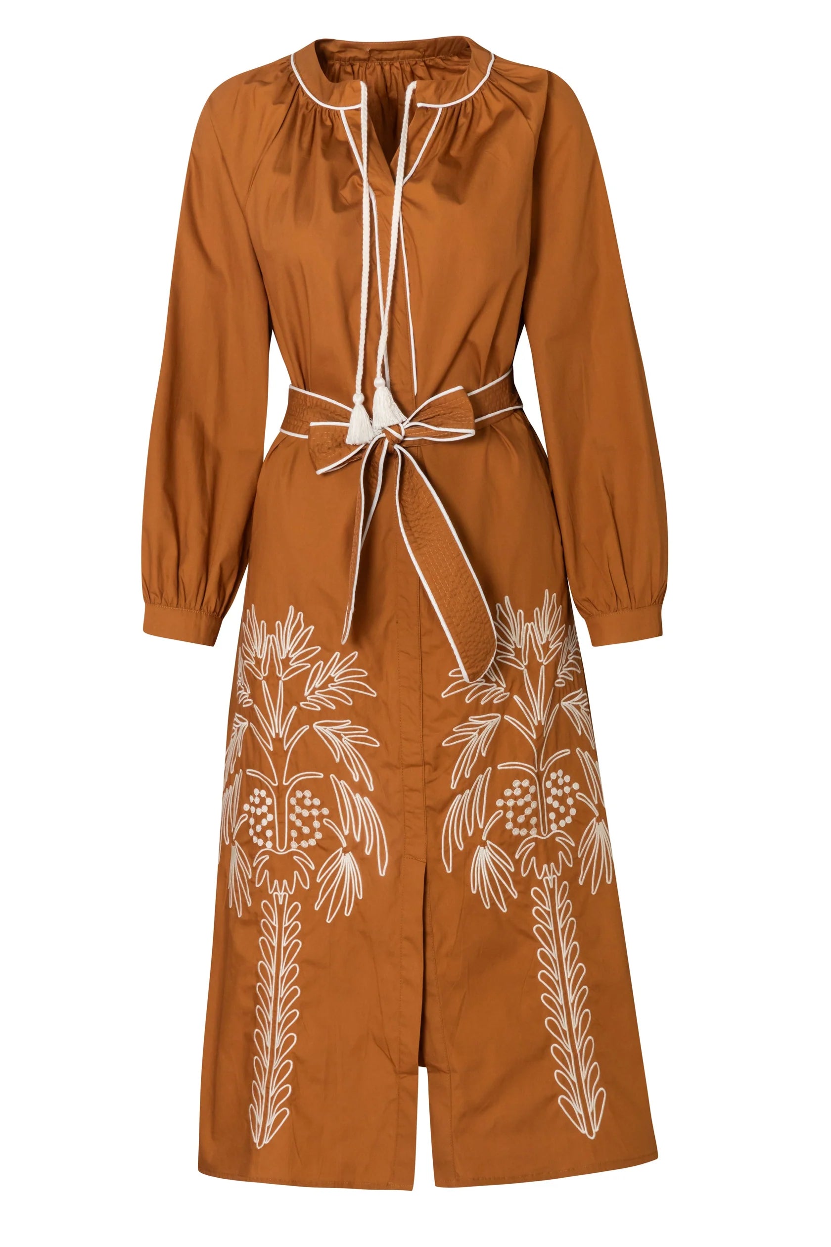 Long Sleeve Dress with Belt