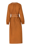 Long Sleeve Dress with Belt