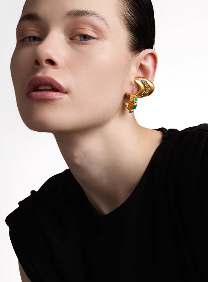 Green Mine Earcuff