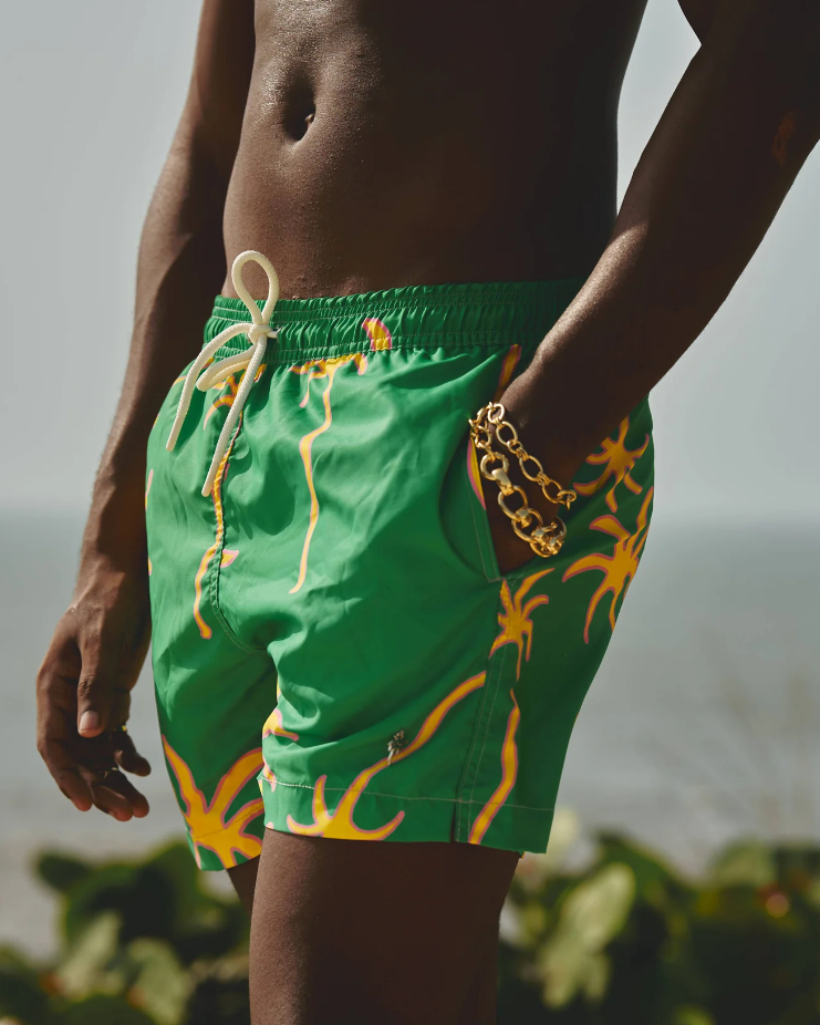 <strong>BAHAMA MAMA</strong><br> Olas Swim Shorts Palmera