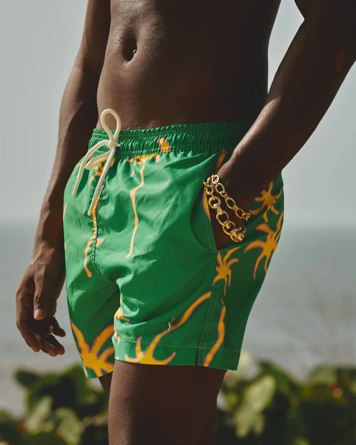 <strong>BAHAMA MAMA</strong><br> Olas Swim Shorts Palmera