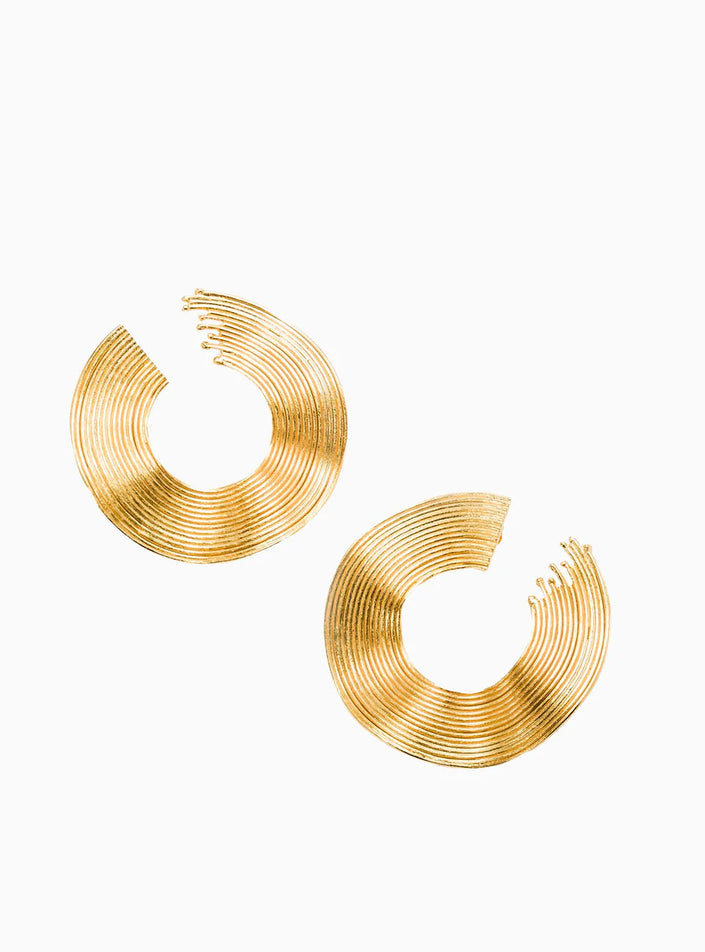 Opened Maxi Waves Earrings