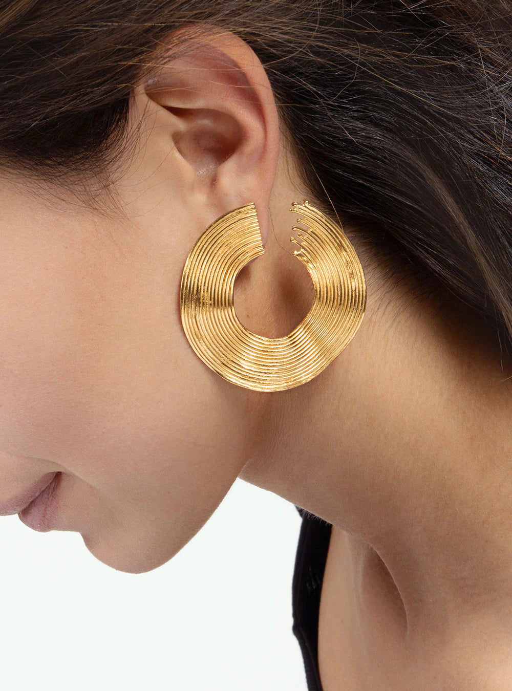 Opened Maxi Waves Earrings