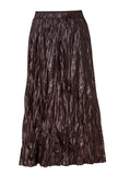 Ruffled Leather Skirt