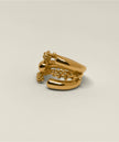 Aysha Bilgrami | Totona Triple Ring in Gold