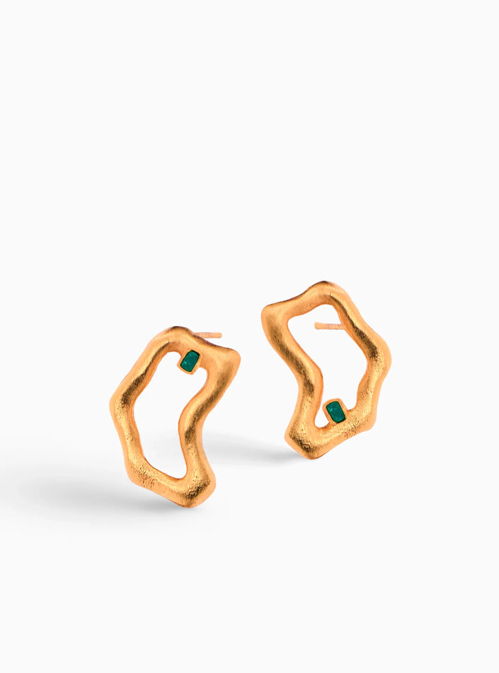 Tena Emerald Studs
