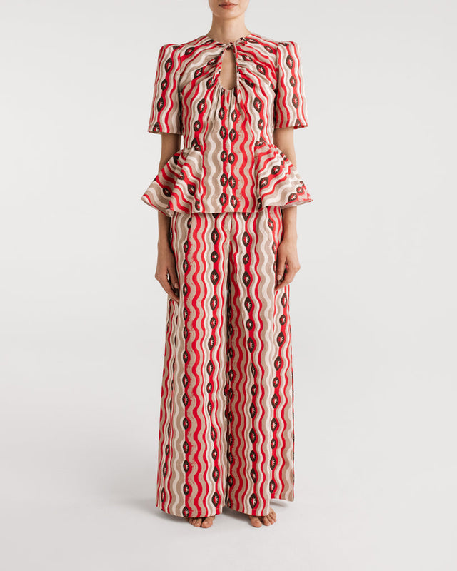 <strong>ENCANTADORE</strong><br> Top Ela Star Waves Red