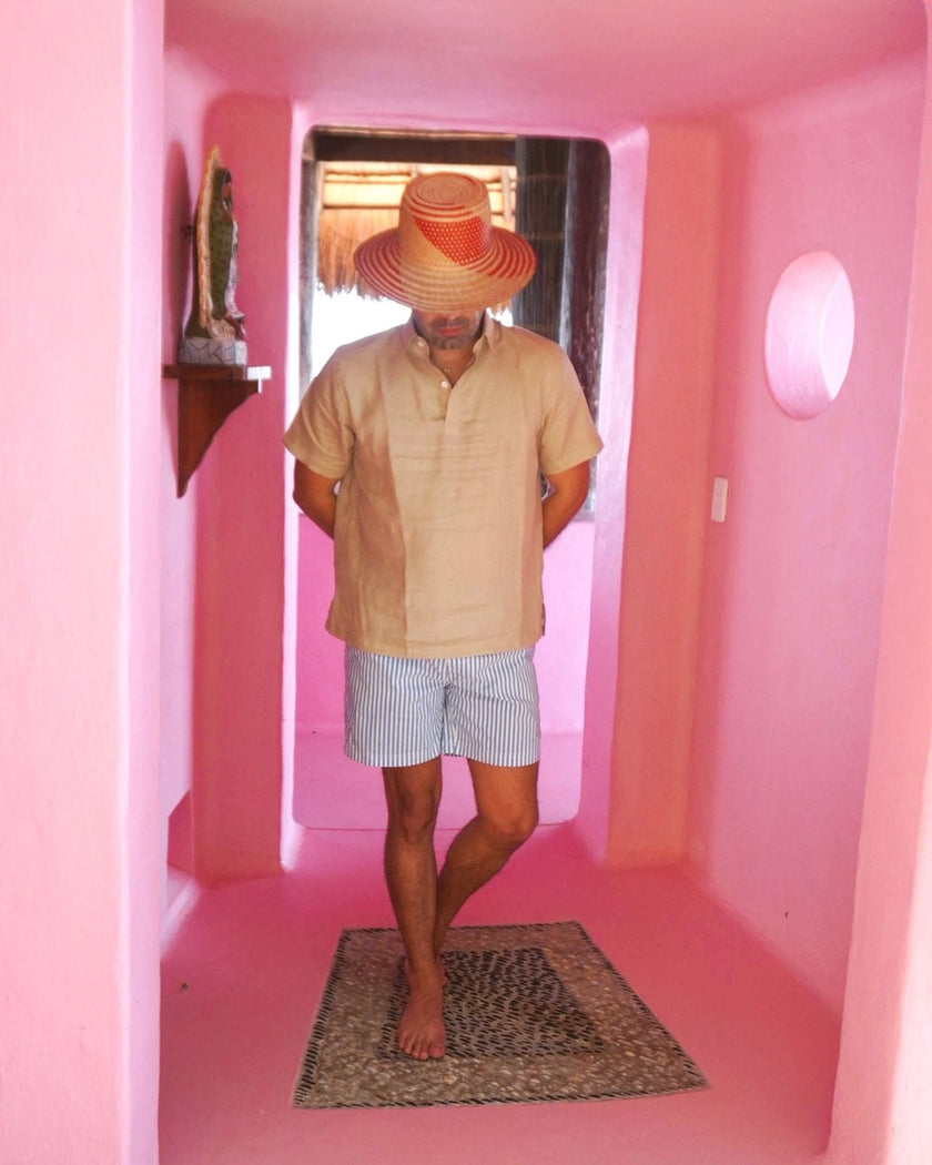 Tashe | Camel Polo T-Shirt